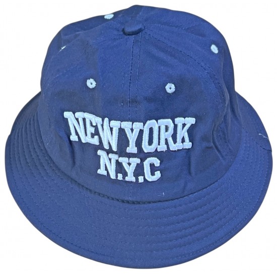 Καπέλο κώνος New York υφασμάτινο μπλε 28cm 42-2827 ΚΩΔ.14832
