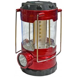 Φανάρι μπαταρίας Camping με 23 led 11x20,5cm κόκκινο 00004-81 ΚΩΔ.14932