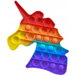 Pop It Fidget αλογάκι Πολύχρωμο σιλικόνης 13x20cm ΚΩΔ.14965