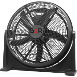 Ανεμιστήρας BZR δαπέδου 75watt με 5 πτερύγια πλαστικά και ασφάλεια υπερθέρμανσης 55x25x60cm μαύρο MB13729