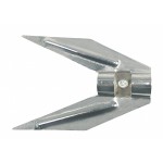 Πιρούνα αρνιού γαλβάνιζε ασημί μ15,2xπ11cm l166145 ΚΩΔ.14357