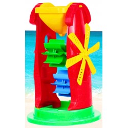 Νερόμυλος πλαστικός σε κόκκινο χρώμα 18x28cm 2735 ΚΩΔ.14638