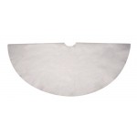 Ποδιά δέντρου υφασμάτινη 100cm λευκό SNOW-SKIRT ΚΩΔ.15256