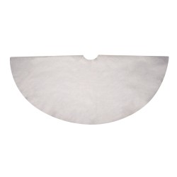 Ποδιά δέντρου υφασμάτινη 100cm λευκό SNOW-SKIRT ΚΩΔ.15256