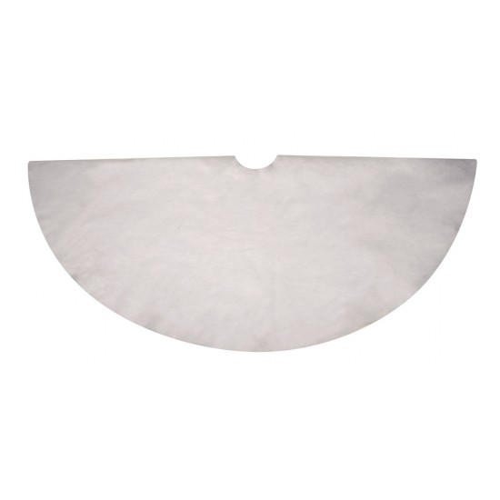 Ποδιά δέντρου υφασμάτινη 100cm λευκό SNOW-SKIRT ΚΩΔ.15256