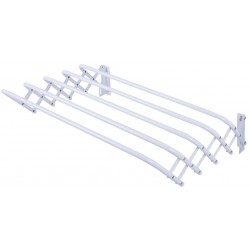 Απλώστρα τοίχου μεταλλική πτυσσόμενη σε λευκό χρώμα 60x43cm 04-950-1338 Απλώστρα τοίχου μεταλλική πτυσσόμενη σε λευκό χρώμα 60x43cm 04-950-1338