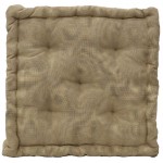 Μαξιλάρι Cotton βαμβακερό καφέ 40x40x8cm Ε-2218 ΚΩΔ.15433