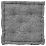Μαξιλάρι Cotton βαμβακερό γκρι 40x40x8cm Ε-2218 ΚΩΔ.15435