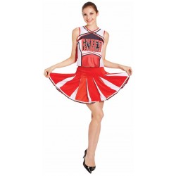 Στολή ενηλίκων Μαζορέτα κόκκινο one size 5058 ΚΩΔ.13890