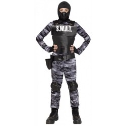 Στολή παιδική Swat Commado γκρι ηλικία 7-8 ετών 5153-2 ΚΩΔ.16072