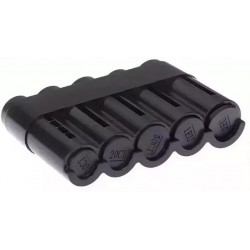 Κερματοθήκη πλαστική με ελατήριο 13x3x8cm μαύρο XM-9F004 ΚΩΔ.15926
