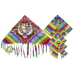 Αετός polyester με Σχέδιο και σπάγγο 140x60cm πολύχρωμο 3-688
