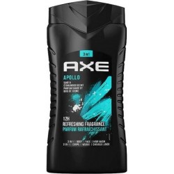 Axe body-face-hair wash 250ml 3in1 Apollo μαύρο 12-00390 ΚΩΔ.16724