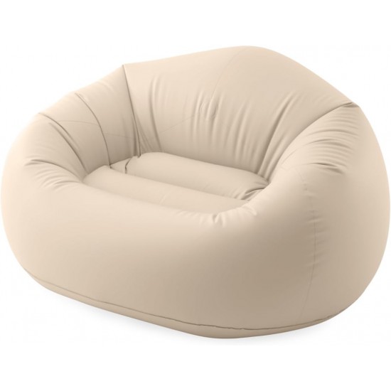 Φουσκωτή πολυθρόνα Intex μπεζ 137x127x74cm 66505 ΚΩΔ.17012