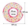 Σωσίβιο κουλούρα donut πολύχρωμο 107x99cm 56265 ΚΩΔ.17005