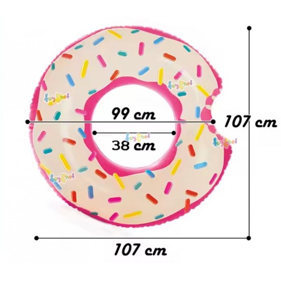 Σωσίβιο κουλούρα donut πολύχρωμο 107x99cm 56265 ΚΩΔ.17005
