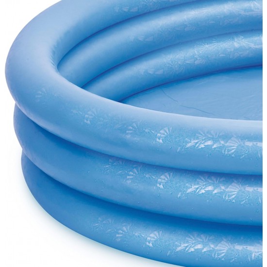Πισίνα φουσκωτή crystal blue pool γαλάζιο 581lit 168x38cm 58446 ΚΩΔ.17003