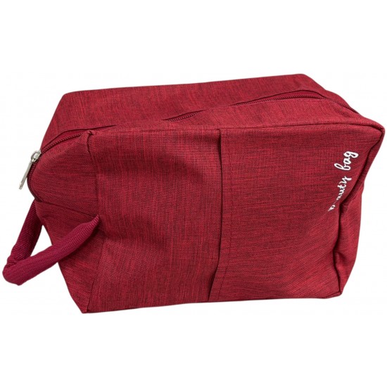 Νεσεσέρ polyester ροζ 30x13x15cm 07-950-0074
