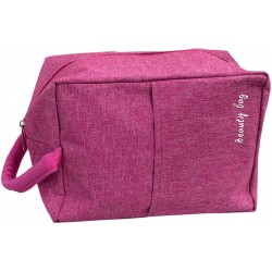 Νεσεσέρ polyester ροζ 30x13x15cm 07-950-0074