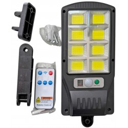  Ηλιακός προβολέας με 5w-160 led και τηλεχειριστήριο 11x22x2cm μαύρο ΚΩΔ.35-950-1170