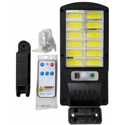  Ηλιακός προβολέας με 5w-120 led και τηλεχειριστήριο 11x22x2cm μαύρο ΚΩΔ.35-950-1171