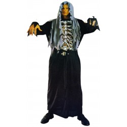Skull warrior στολή ενηλίκων μαύρο one size 01.S8947 ΚΩΔ.16081