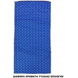 Στρώμα πτυσσόμενου κρεβατιού αφρολέξ ντυμένο από ύφασμα polyester μπλε 177x77x5cm ΚΩΔ.16137