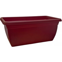  Ζαρντινιέρα πλαστική 7 λίτρα μπορντώ 40x20x17cm 100-601 ΚΩΔ.16596
