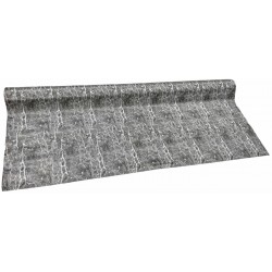  Τραπεζομάντηλο με φανέλα π 140cm.Mε το μέτρο γκρι 32-950-1610