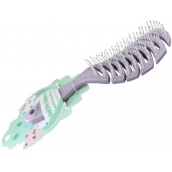 Βούρτσα μαλλιών πλαστική μωβ 20,5x6x4cm 32-950-1595 ΚΩΔ.16873
