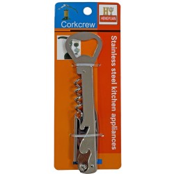 Ανοιχτήρι γκαρσονιού inox 3,5x14cm ασημί 50612 ΚΩΔ.17027