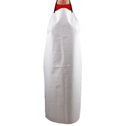  Ποδιά λάντζας δερμάτινη σε λευκό χρώμα 70x90cm Ε-1237 ΚΩΔ.16943