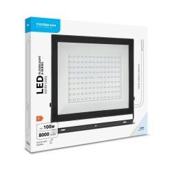 Προβολέας Modee Lighting LED E-Series Slim 100W 120° 6000K 8000 Lm ERP IP65 40.001.0059 λευκό ΚΩΔ.16164