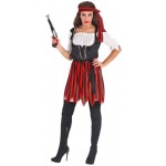Στολή γυναικεία Πειρατίνα πολύχρωμο one size 5002 ΚΩΔ.16074