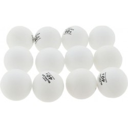 Μπαλάκια ping pong προπόνησης σετ 12 τεμαχίων πλαστικά σε λευκό χρώμα 20806 97260 ΚΩΔ.17052